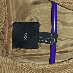 XXI heavy tan jacket